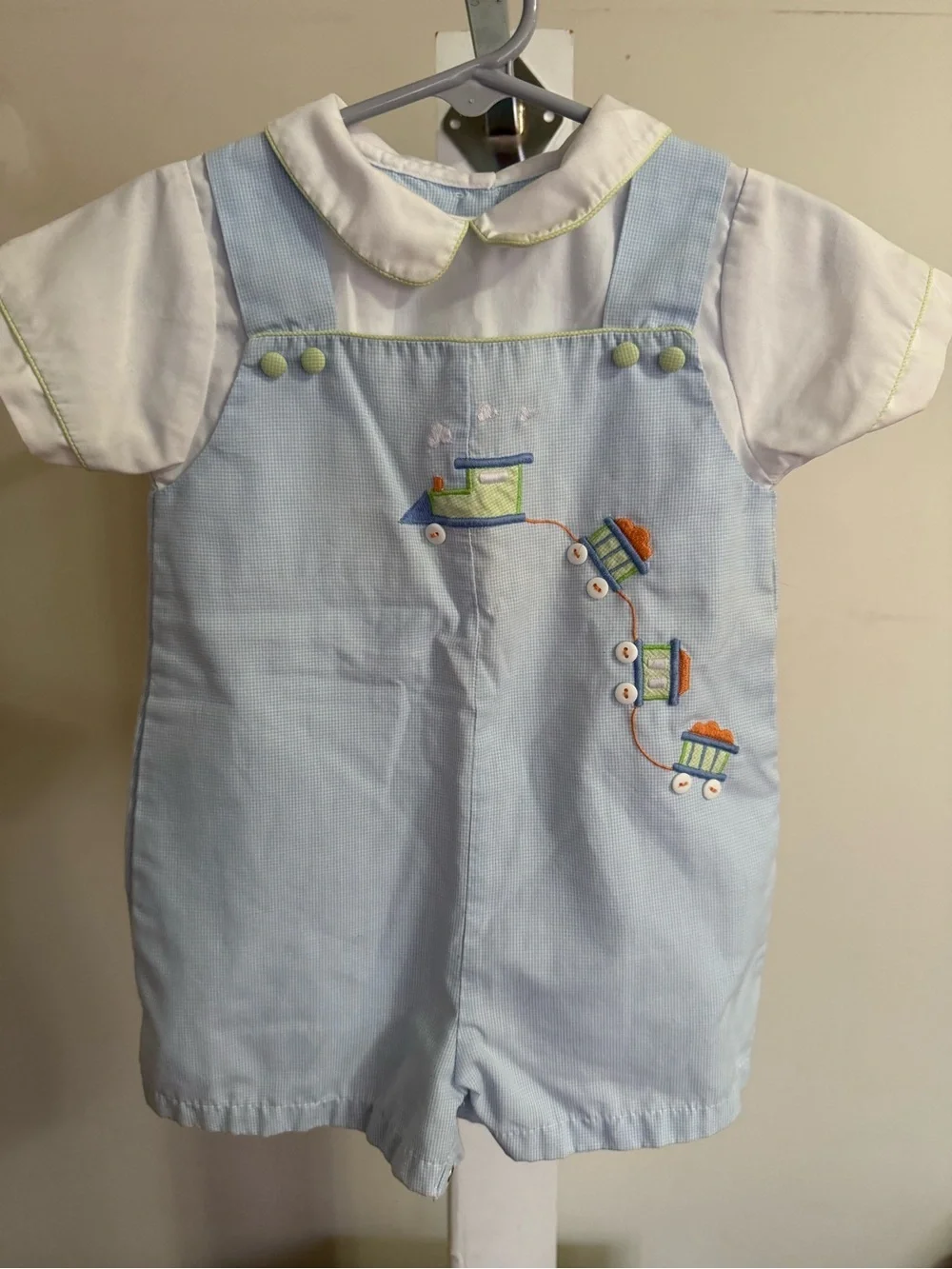 Petit Ami Train Romper